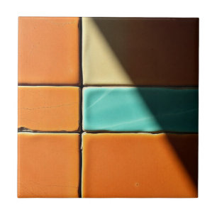 Moderne Geometrische Tegelpatroon Ontwerp Tegeltje