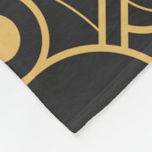Moderne geometrische Tegels Art Deco Fleece Deken (Hoek)