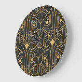 Moderne geometrische Tegels Art Deco Grote Klok (Hoek)
