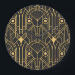 Moderne geometrische Tegels Art Deco Grote Klok<br><div class="desc">modern geometrisch tegels patroon. Abstracte art deco naadloze luxe achtergrond. Vintage ontmoet modern in geometrische luxe. Art Deco dromen gerealiseerd. Moderne geometrische tegels, abstracte luxe. art deco touch. deco, achtergrond, patroon, abstract, illustratie, textuur, decor, mode, , goud, wit, retro, lijn, naadloos, geometrisch, luxe, ornament, modern, vorm</div>