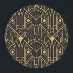 Moderne geometrische Tegels Art Deco Grote Klok<br><div class="desc">modern geometrisch tegels patroon. Abstracte art deco naadloze luxe achtergrond. Vintage ontmoet modern in geometrische luxe. Art Deco dromen gerealiseerd. Moderne geometrische tegels, abstracte luxe. art deco touch. deco, achtergrond, patroon, abstract, illustratie, textuur, decor, mode, , goud, wit, retro, lijn, naadloos, geometrisch, luxe, ornament, modern, vorm</div>