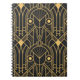 Moderne geometrische Tegels Art Deco Notitieboek