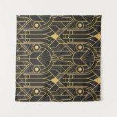 Moderne geometrische Tegels Art Deco Wandkleed (Voorkant (horizontaal))
