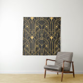 Moderne geometrische Tegels Art Deco Wandkleed (In situ)