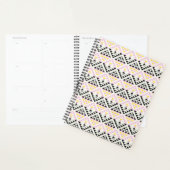 Moderne geometrische tegels driehoekspatroon roze  planner (Display)