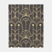 Moderne geometrische tegels fleece deken (Voorkant)