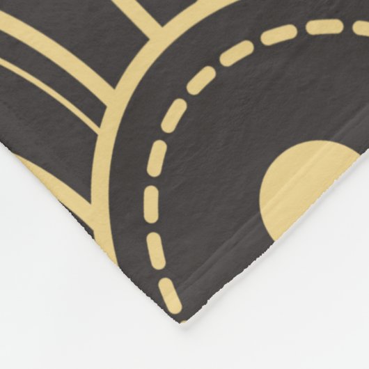 Moderne geometrische tegels fleece deken (Hoek)