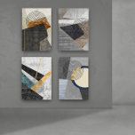 Moderne Geometrische Tekening Muur Art Set Grafisc<br><div class="desc">Set van 4 midden-eeuwse abstracte geometrische vormen tekenen muurkunst. Sugester zwart rand lijst kunt u gemakkelijk veranderen door het veranderen van de achtergrond kleur..</div>