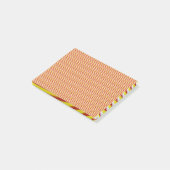 Moderne Geometrische Terug naar School Patroon Post-it® Notes (Schuin)