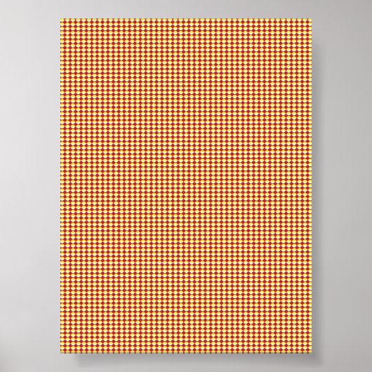 Moderne Geometrische Terug naar School Patroon Poster (Voorkant)