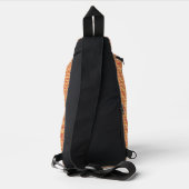 Moderne Geometrische Terug naar School Patroon Sling Bag (Achterkant)