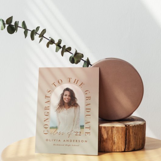 Moderne geometrische typografie fotoboogafstuderen