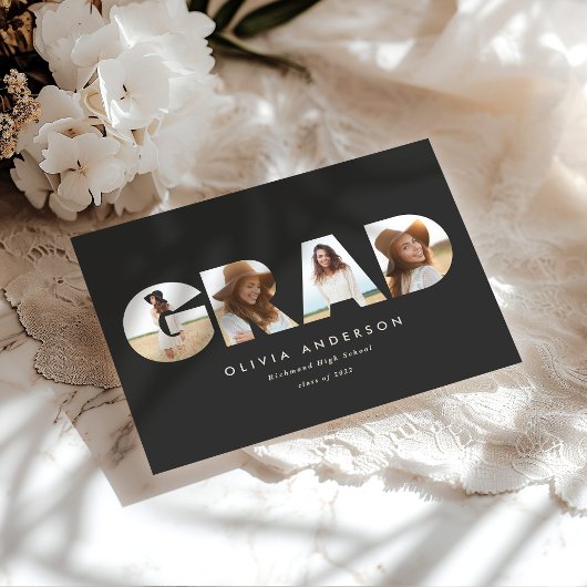 Moderne geometrische typografie fotoboogafstuderen