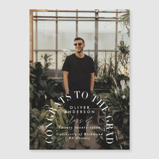 Moderne geometrische typografie fotoboogafstuderen (Voorkant)