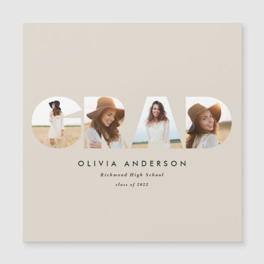 Moderne geometrische typografie fotoboogafstuderen (Voorkant)