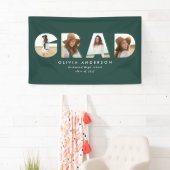 Moderne geometrische typografie fotoboogafstuderen spandoek (Insitu)