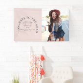 Moderne geometrische typografie fotoboogafstuderen spandoek (Insitu)