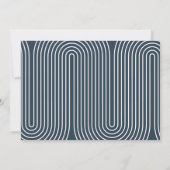 Moderne geometrische typografie multi-foto afstude (Achterkant)