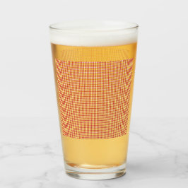 Moderne Geometrische Verjaardagspatroon Glas