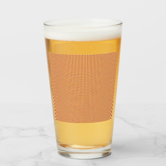 Moderne Geometrische Verjaardagspatroon Glas (Achterkant gevuld)