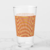 Moderne Geometrische Verjaardagspatroon Glas (Voorkant)