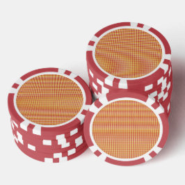 Moderne geometrische verjaardagspatroon poker chips