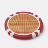 Moderne geometrische verjaardagspatroon poker chips (Enkel)