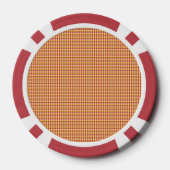 Moderne geometrische verjaardagspatroon poker chips (Achterkant)