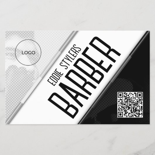 Moderne geometrische vetgedrukt flyer (Voorkant)