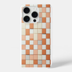 Moderne geometrische vierkante hoes - Terracotta,