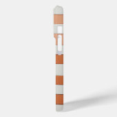 Moderne geometrische vierkante hoes - Terracotta,  (Achterkant / Links)