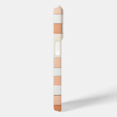 Moderne geometrische vierkante hoes - Terracotta,  (Achterkant / Rechts)