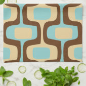 Moderne geometrische vierkantsvormen uit de Middel Theedoek (Gevouwen)