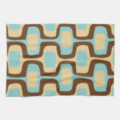 Moderne geometrische vierkantsvormen uit de Middel Theedoek (Horizontaal)