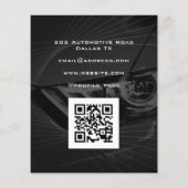 Moderne geometrische vlieger voor motorvoertuigen flyer (Achterkant)