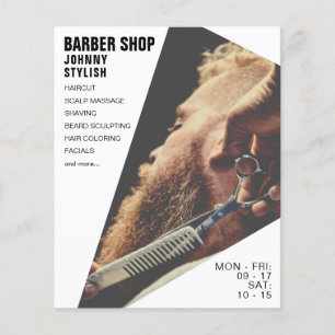 Moderne geometrische vorm afbeelding flyer