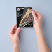 Moderne geometrische vorm afbeelding flyer (Hand)