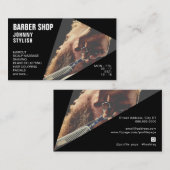 Moderne geometrische vorm afbeelding visitekaartje (Voorkant / Achterkant)