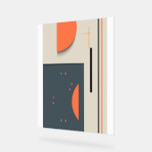 Moderne geometrische vormen acryl bord (Hoek)