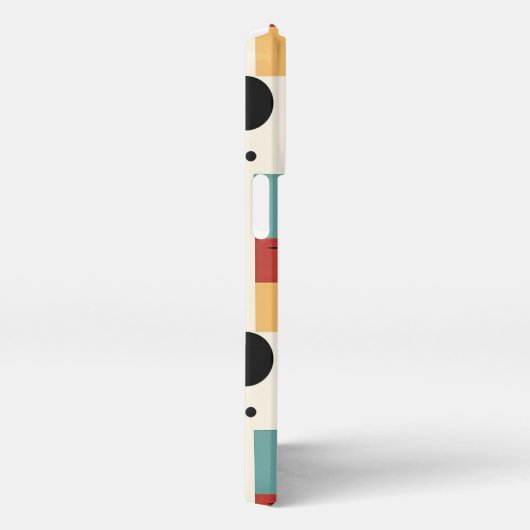Moderne geometrische vormen iPhone hoesje (Rechterkant)