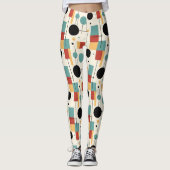 Moderne geometrische vormen leggings (Voorkant)