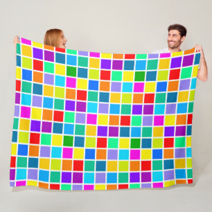 Moderne geometrische vormen patroon 27 fleece deken