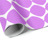 Moderne geometrische vormen patroon in Paars Cadeaupapier (Rol Hoek)
