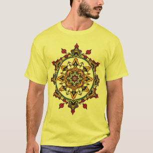 Moderne geometrische vormen Patroon Levendig Abstr T-shirt