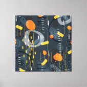 Moderne geometrische vormen Samenstelling Abstract Canvas Afdruk (Voorkant)