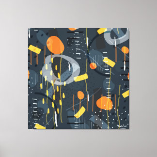 Moderne geometrische vormen Samenstelling Abstract Canvas Afdruk