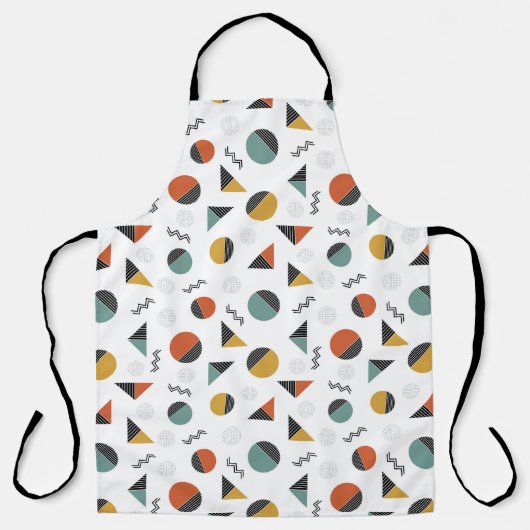 Moderne geometrische vormen schort (Voorkant)