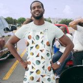 Moderne geometrische vormen schort