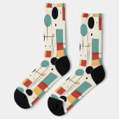 Moderne geometrische vormen sokken (Links)