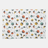 Moderne geometrische vormen theedoek (Horizontaal)